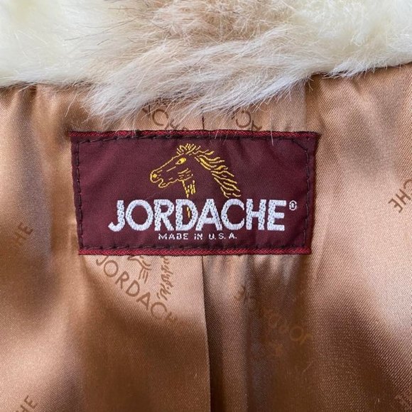 Vintage 1980 Jordache Faux Fur Coat Ombre USA size 11/12 - Picture 7 of 13
